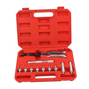 Ioensy - Juego De Herramientas De Instalación Y Removedor De Sellos De Vástago De Válvulas Juego De Herramientas De Desmontaje De Válvulas Plateadas