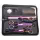 thumbnail image 1 of Juego de tijeras para cortar el cabello de 5,5 pulgadas, tijeras para entresacar y texturizar el cabello para peluquería o uso doméstico., 1 of 5