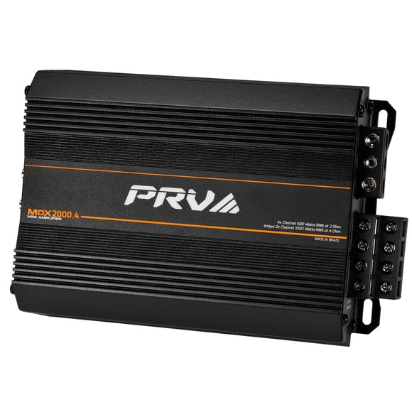 Amplificador para auto PRV AUDIO MDX2000.4 4x500W 12V puenteable