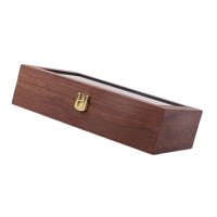 Magideal - Caja De Reloj, Portátil Con Cerradura, 4 Ranuras Para Reloj, 3 Rejillas Para Gafas De Terre, Vitrina Para Hombres Y Mujeres