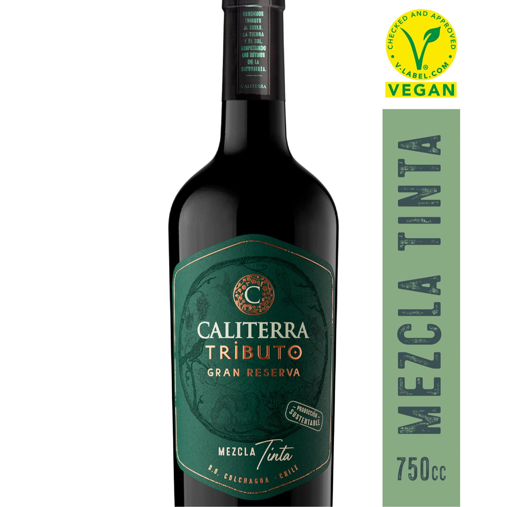 Vino Tinto Tributo Blend 12° Botella 750 ml Caliterra