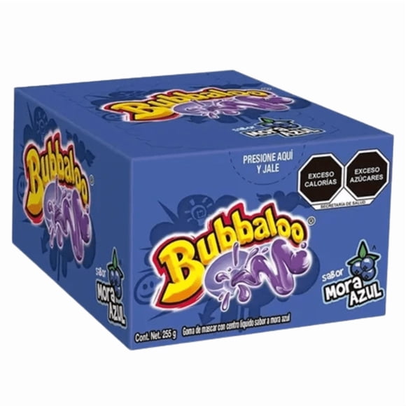 Chicles Mora Azul Bubbaloo 47 X 5,1 G