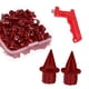 thumbnail image 4 of Spikes De Zapatería De Pista De 60 Piezas Pistas De Atletismo Que Corren Para Adultos Deportivos Rojo, 4 of 5