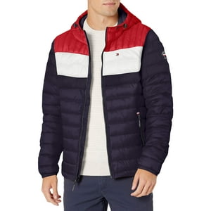 Chaqueta Tommy Hilfiger Ultra Loft Puffer Para Hombre, Resistente Al Agua
