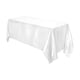 thumbnail image 1 of Mantel Rectangular Para Decoración De Mesa De Comedor, Para Restaurantes, Bodas, Cafeterías, Color Blanco, 1 of 3