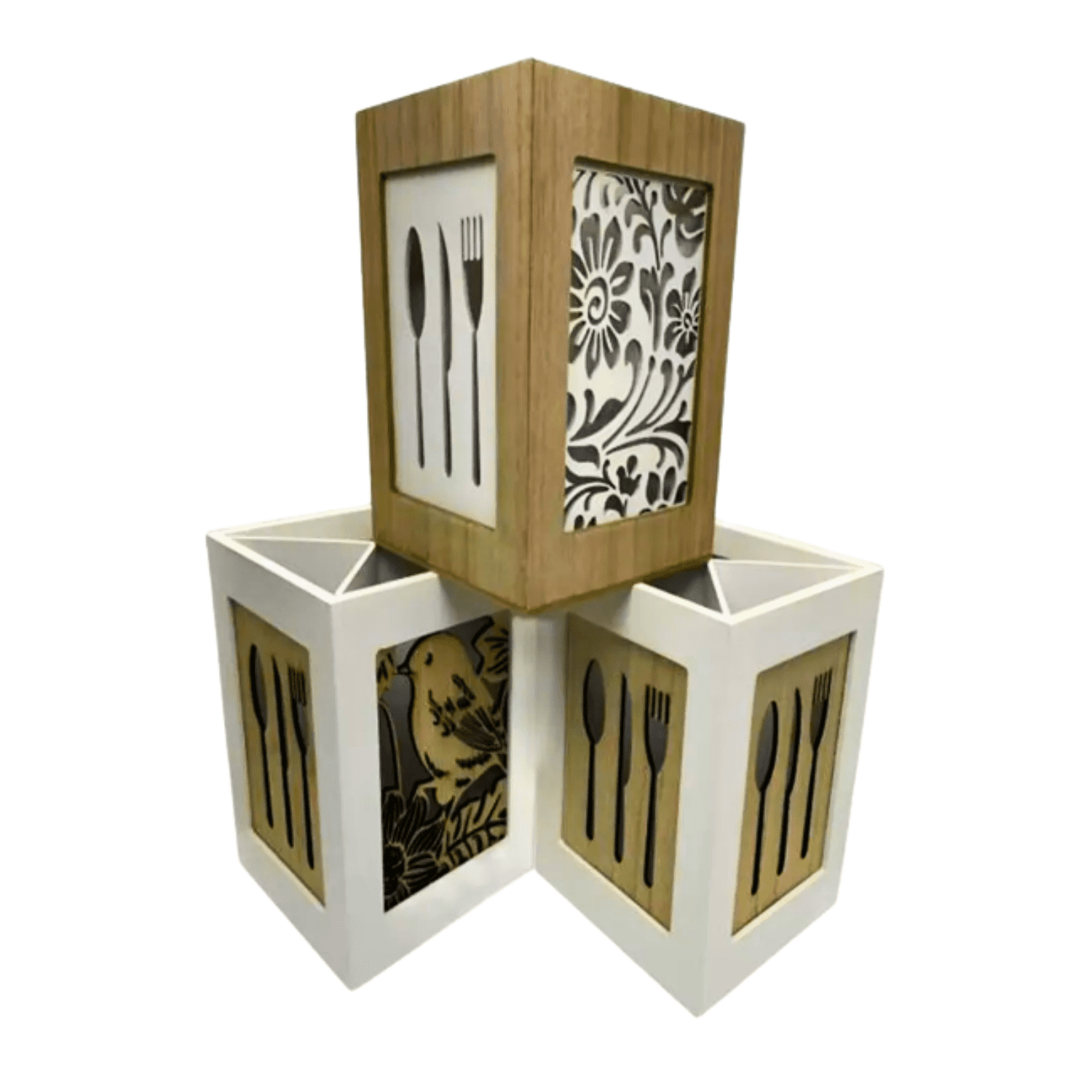 Genérico - Organizador Utensilios Cocina Porta Cubiertos Porta Servicio