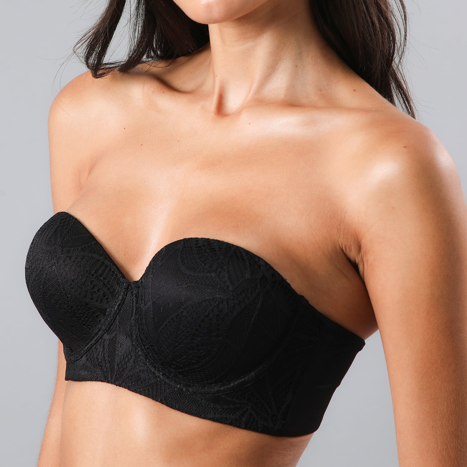 Sosten Strapless Cobertura Perfecta Mujer Flores 13483-2