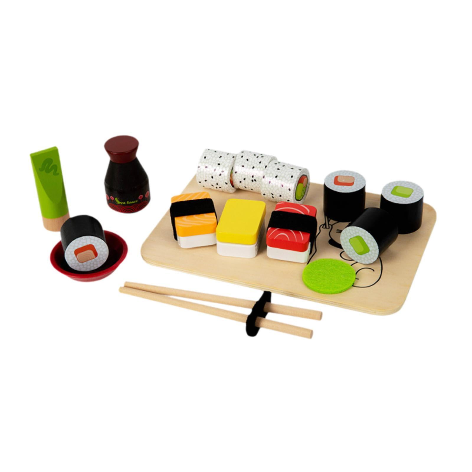 Bothyi - Juguete Educativo Para Jugar Con Comida De Sushi, Juego De Cortar Sushi Para Niñas Y Niños.