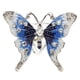 thumbnail image 3 of Azul de la hebilla del anillo de la bufanda del rhinestone de la mariposa del esmalte de la moda de las mujeres, 3 of 3