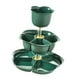 thumbnail image 1 of Olla Caliente Giratoria Bandeja De Verduras Decoración Canasto De Drenaje Para Alimentos Frutas Secas Verde, 1 of 3