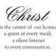 thumbnail image 1 of Decomural Christ Is The Centre Bible Verse WS-15117, 1 of 2