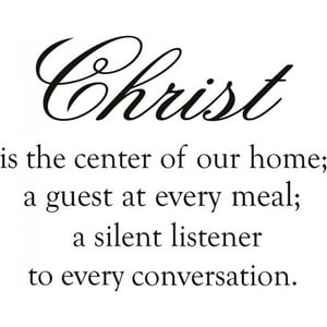Rienda Libre Graphics - Decomural Christ Is The Centre Bible Verse Ws-15117