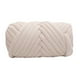 thumbnail image 3 of Chunky Yarn Crocheting Mantas Diy Jumbo Yarn Para Throw Pillow Alfombras Crochet Beige, 3 of 5