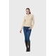 thumbnail image 4 of Polera Mujer Medio Cierre Estampado Beige, 4 of 4