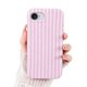 thumbnail image 1 of Funda SleekCover 6.1" Rosa a Rayas para iPhone 16e/17e, 1 of 9
