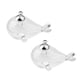 thumbnail image 2 of 2pcs Mini Ballena Botella De Cristal Vacía Deseando Vial Colgante Charms Tarros Plata, 2 of 5