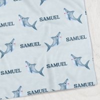 Milsleep - Manta Infantil Sharks, Azul