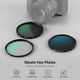 thumbnail image 2 of Kit de filtros de lentes NEEWER 46 mm UV/CPL/ND4 con estuche de almacenamiento, 2 of 8