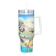 thumbnail image 2 of Los Casos de las Criaturas Vaso aislado de acero inoxidable con asa, diseño temático, regalo para familia, amigos y fans; incluye pajita y encaja en el portavasos estándar, 40 oz, 2 of 6
