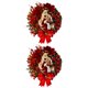 thumbnail image 4 of 2 Piezas Guirnalda De Navidad Decoración De La Pared De La Puerta Ornamento De Navidad Guirnalda De La Sagrada Familia, 4 of 5
