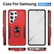 thumbnail image 3 of Para Samsung Galaxy S26 Ultra 5G Funda con Soporte de Anillo Metálico de Rotación de 360° [Soporte Magnético para Auto] a Prueba de Golpes Resistente Protección de Cuerpo Completo de Alta, 3 of 9