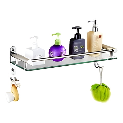 Genérico - Estante Baño Repisa Estante Vidrio Templado Pared Jhn