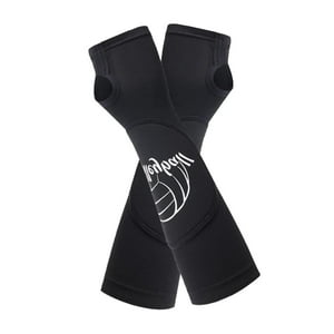Genérico - Mangas De Brazo De Voleibol Mangas De Voleibol Acolchadas Elásticas Almohadillas De Brazo De Voleibol M Negro
