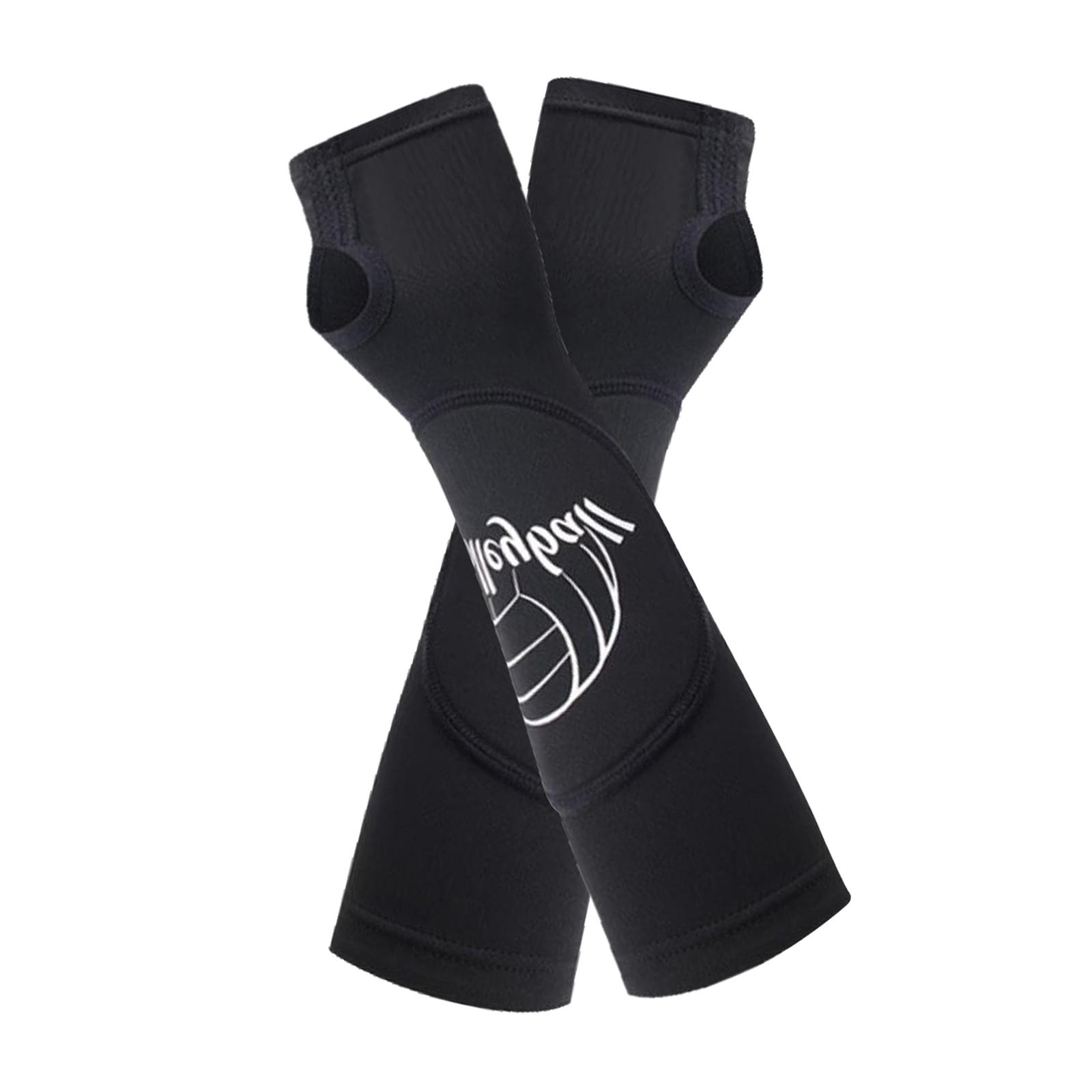 Magideal - Mangas De Brazo De Voleibol De 1 Par, Almohadillas Para El Brazo, Entrenamiento Golpeando El Protector De Muñeca Con Almohadillas De Protección Y Aguj Xl