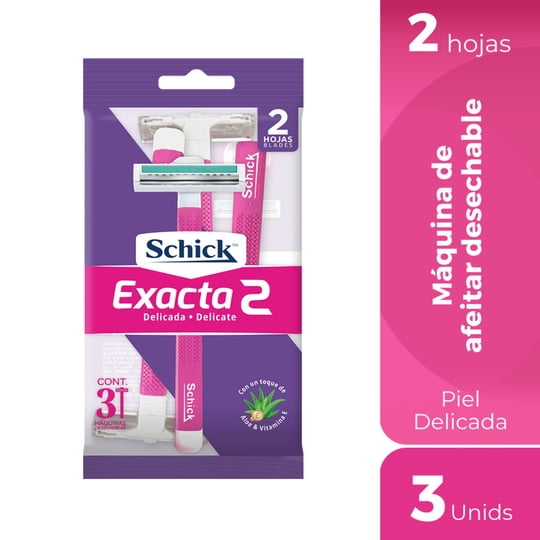 Máquina De Afeitar Exacta2 3 Un Schick