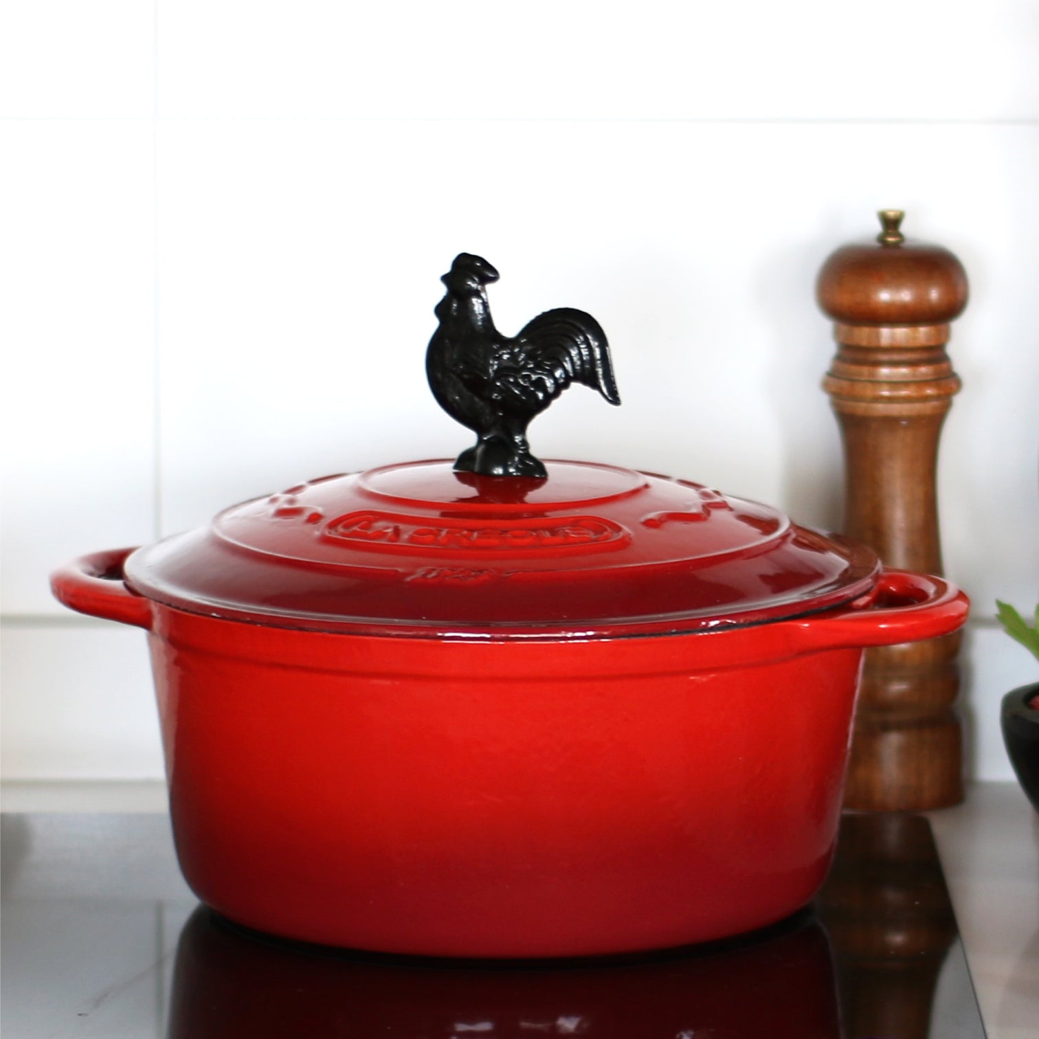 La Créole - Cacerola Roja 21 Cms. Ø La Creole®