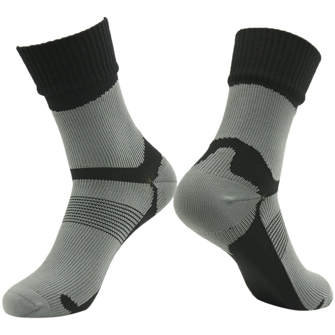 Randy Sun - Calcetines Impermeables Para Senderismo Unisex Negros Y Grises