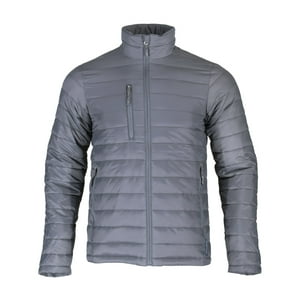 T-World - Parka Térmica Ligth Manga Larga Hombre Gris