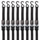 thumbnail image 2 of Juego de 8 correas de trinquete XSTRAP STANDARD 25 cm, 300 kg, 2 of 8