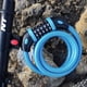 thumbnail image 3 of Candados para bicicletas con cable en espiral, seguro, reiniciable, con combinación y soporte de montaje, 3 of 8
