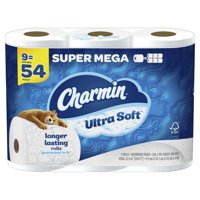Papel Higiénico Charmin Ultra Soft Super Mega De 2 Capas, 9 Rollos