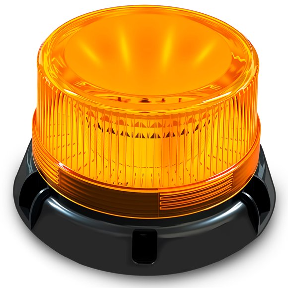 Baliza estroboscópica recargable ApexCore LED ámbar