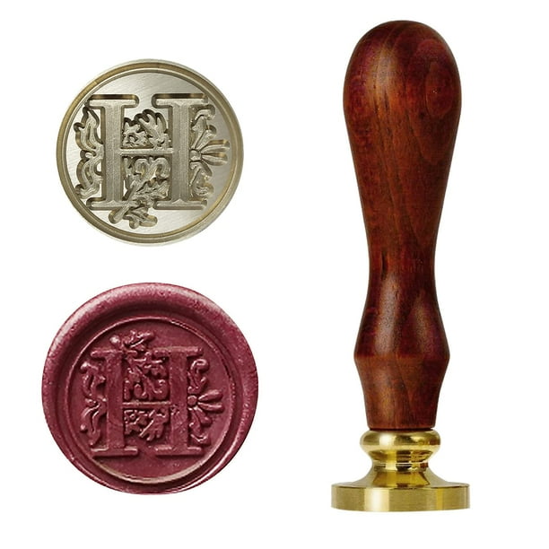1pc Vintage Retro Letter A-M Wax Seal Stamp - Perfect for Personalizing Envelopes and Packages