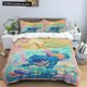 thumbnail image 1 of v2263 Bed Sheets Stitch Duvet Cover Home % Microfiber Quilt Cover Pillowcase Bedding Set Multi-piece Set pcs/pcs Single Double Full Size 3-Piece Bedding Set (1 Duvet Cover + 2 Pillow Shams) Bed Sheets, 1 of 5