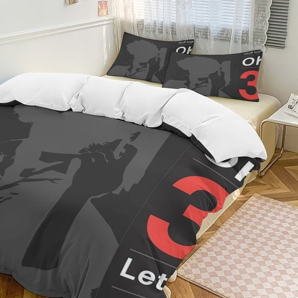 Cowboy Bebop 3-Piece Twin Bed Set Fade-Resistant Microfiber