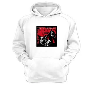 Genérico - Polerón Canguro Faith No More Blanco Talla M Unisex