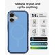 thumbnail image 2 of Funda de teléfono ZAGG Sedona Snap para iPhone 17 Blue Royal Ember, 2 of 9