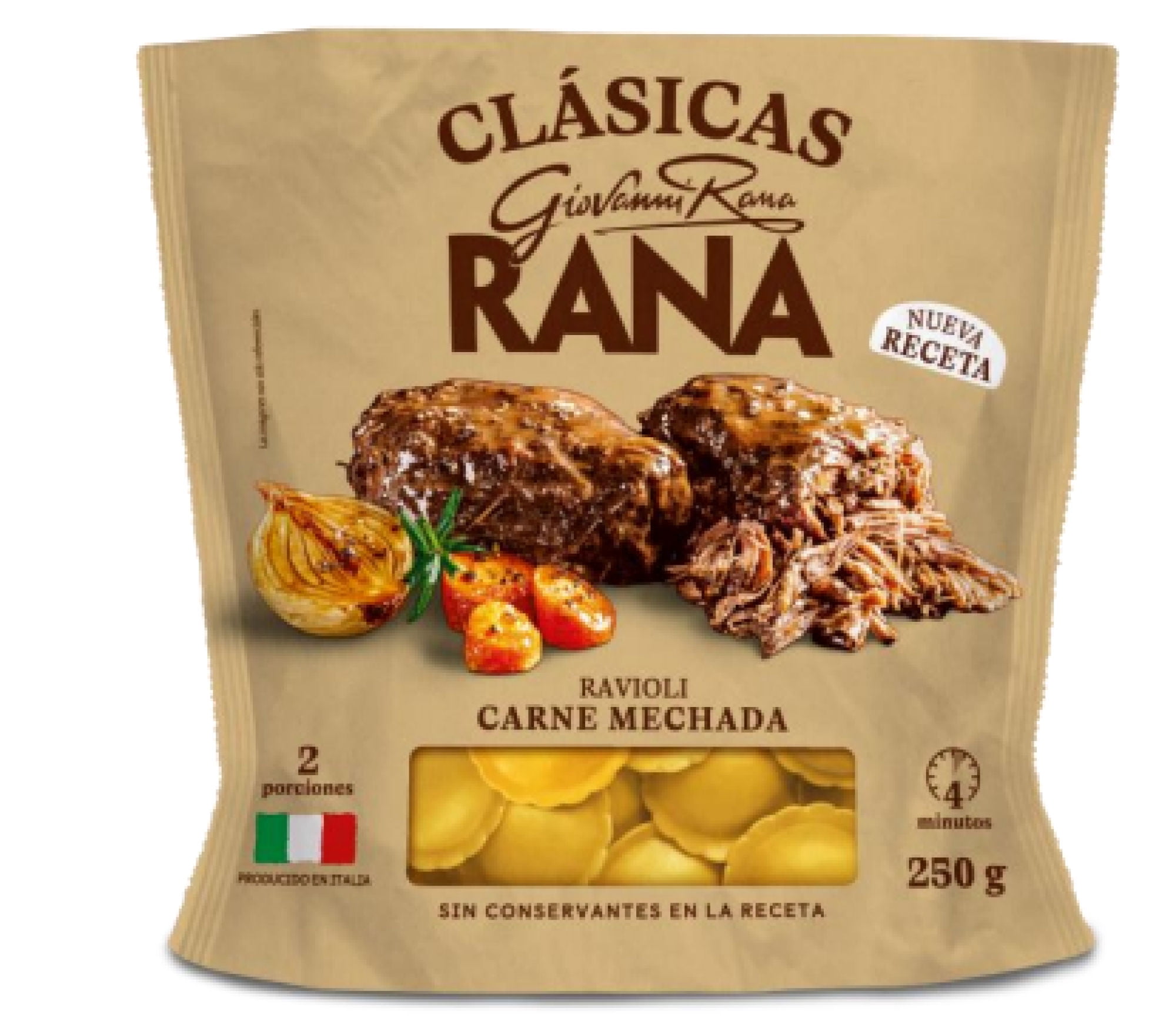 Ravioli Carne Mechada 250g 250 g Rana