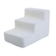 thumbnail image 1 of Escalones Para Mascotas Equilibrados Escalones Antideslizantes Para Perros Peque?os Y Gatos Camas Altas Sofá Blanco 3 Escalones, 1 of 5