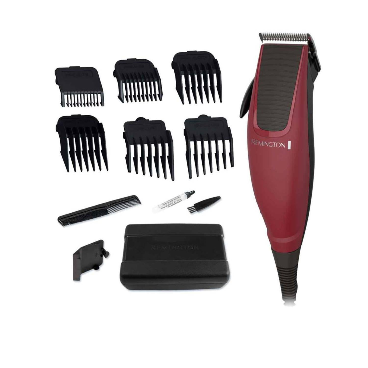 Maquina Cortadora De Cabello Pelo 13 Piezas Rojo Hc1095 Remington