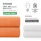 thumbnail image 5 of Cortina de ducha Dynamene 183x213 cm Naranja quemado estilo waffle, 5 of 9