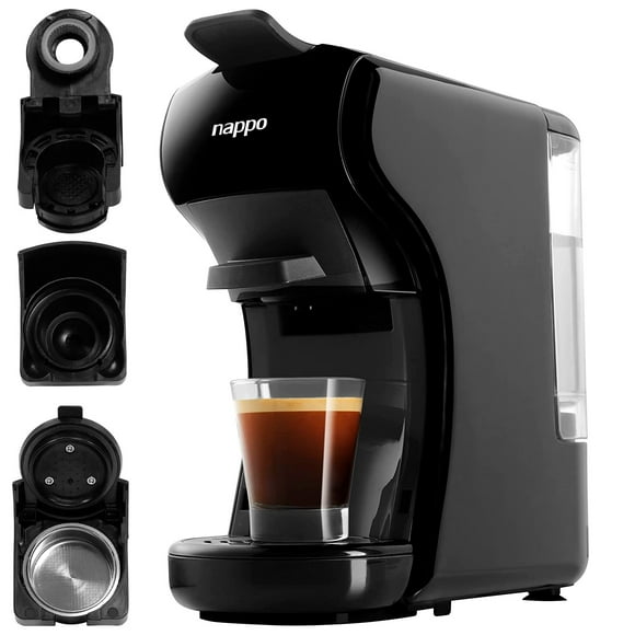 Cafetera Nappo 3 en 1 1450W Compatible Dolce Gusto Nespresso
