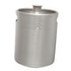 thumbnail image 1 of barril de cerveza mini barril de acero inoxidable cerveza casera cerveza barril plata 2l, 1 of 3