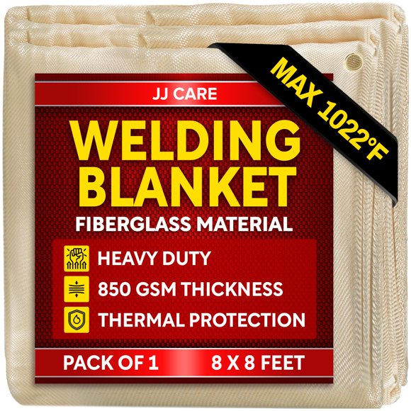 Manta para Soldar JJ CARE 244x244 cm Fibra de Vidrio 850 GSM