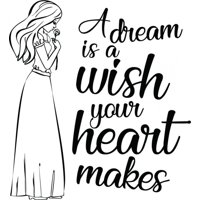 Rienda Libre Graphics - Decomural A Dream Is A Wish Fairytale Ws-41507