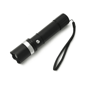 Genérico - Linterna Led Tactica Zoom Cree Q5 Recargable Caza Swat Linterna Negro Luz Blanco Alta Potencia Linterna Militar Hogar Trabajo Camping Emergencias Auto